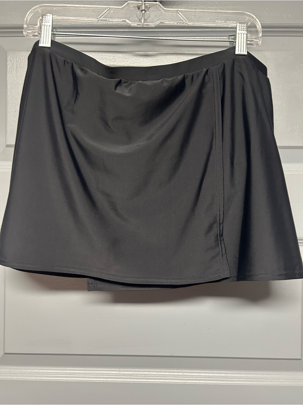 CHRISTINA Swimwear WOMENS FAUX WRAP SKORT SWIM BOTTOM NWT! Size 2X black